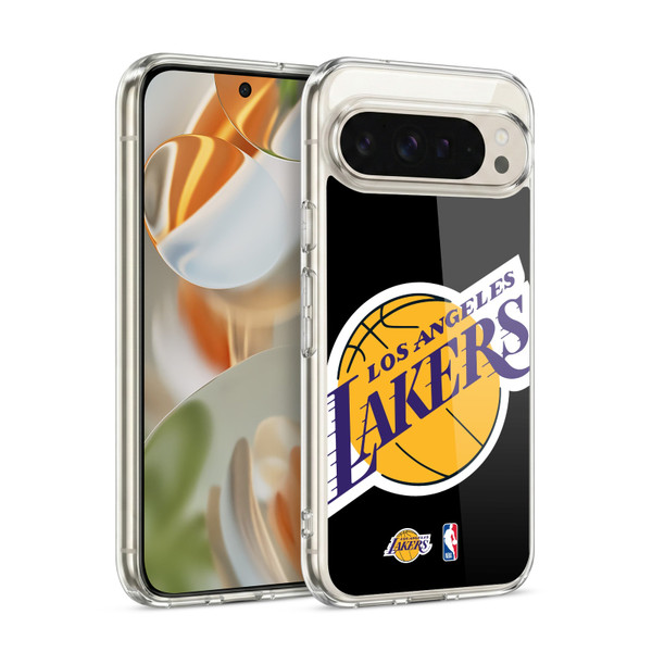 NBA Los Angeles Lakers Logo Oversized Soft Gel Case for Google Pixel 9 / Pixel 9 Pro