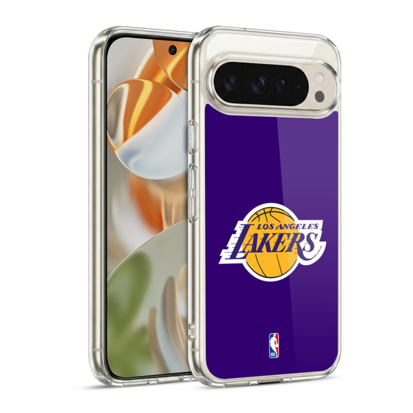 NBA Los Angeles Lakers Logo Purple Soft Gel Case for Google Pixel 9 / Pixel 9 Pro