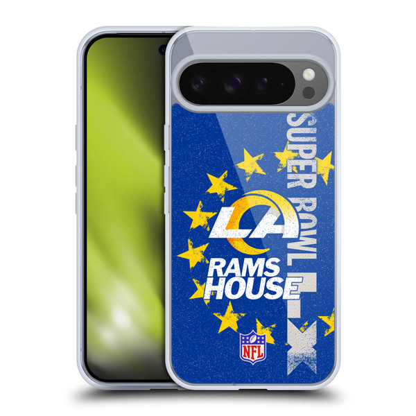 NFL 2026 Super Bowl LX Rams House Soft Gel Case for Google Pixel 9 Pro XL