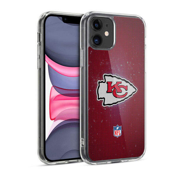 NFL Kansas City Chiefs Artwork LED Soft Gel Case for Apple iPhone 11