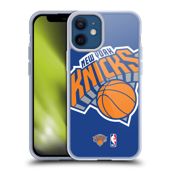 NBA New York Knicks Logo Oversized Soft Gel Case for Apple iPhone 12 Mini & MagSafe