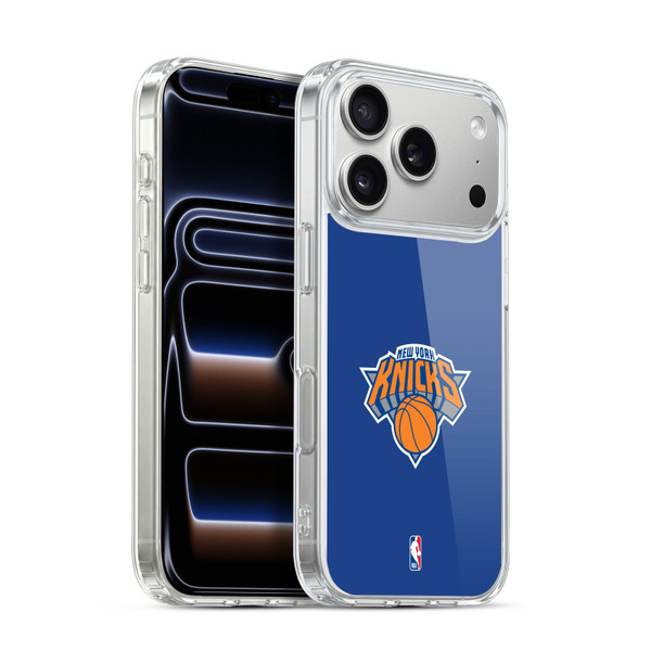 NBA New York Knicks Logo Blue Soft Gel Case for Apple iPhone 17 Pro