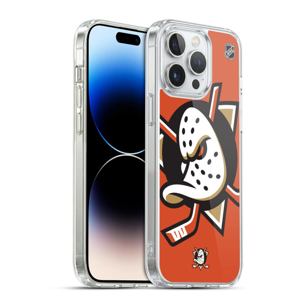 NHL Anaheim Ducks Oversized Soft Gel Case for Apple iPhone 14 Pro Max & MagSafe