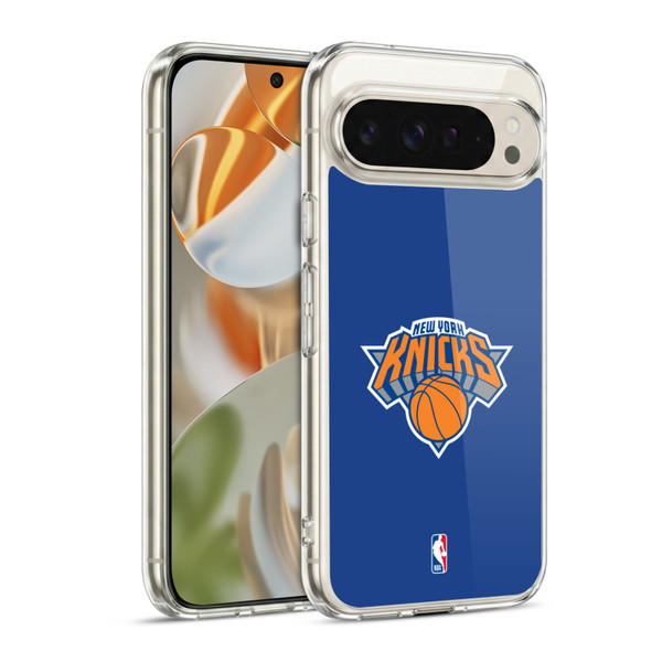 NBA New York Knicks Logo Blue Soft Gel Case for Google Pixel 9 / Pixel 9 Pro