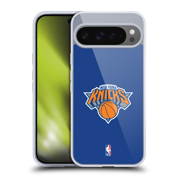 NBA New York Knicks Logo Blue Soft Gel Case for Google Pixel 9 Pro XL