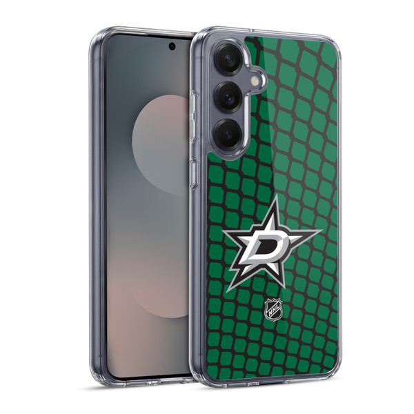 NHL Dallas Stars Net Pattern Soft Gel Case for Samsung Galaxy S25 & MagSafe