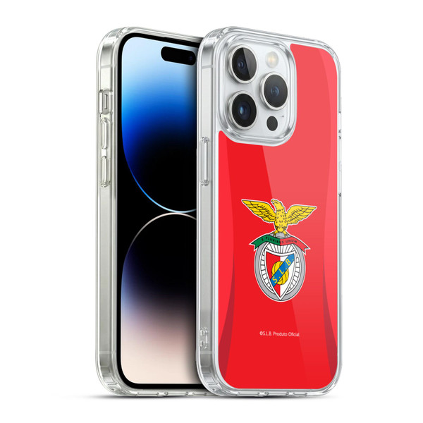 S.L. Benfica 2024/25 Crest Kit Home Soft Gel Case for Apple iPhone 13 Pro & MagSafe