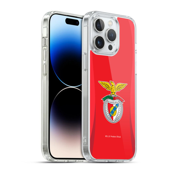 S.L. Benfica 2024/25 Crest Kit Home Soft Gel Case for Apple iPhone 14 Pro Max & MagSafe
