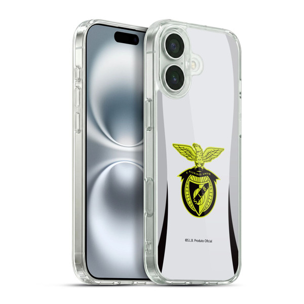 S.L. Benfica 2024/25 Crest Kit Third Soft Gel Case for Apple iPhone 16 Plus & MagSafe