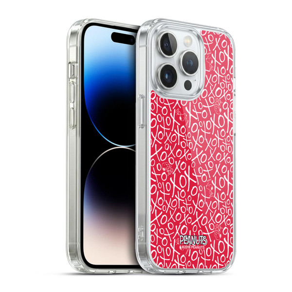Peanuts Sealed With A Kiss Pattern Soft Gel Case for Apple iPhone 13 Pro & MagSafe