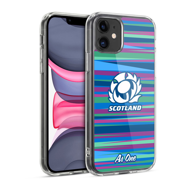Scotland Rugby Graphics Training Pattern Soft Gel Case for Apple iPhone 11