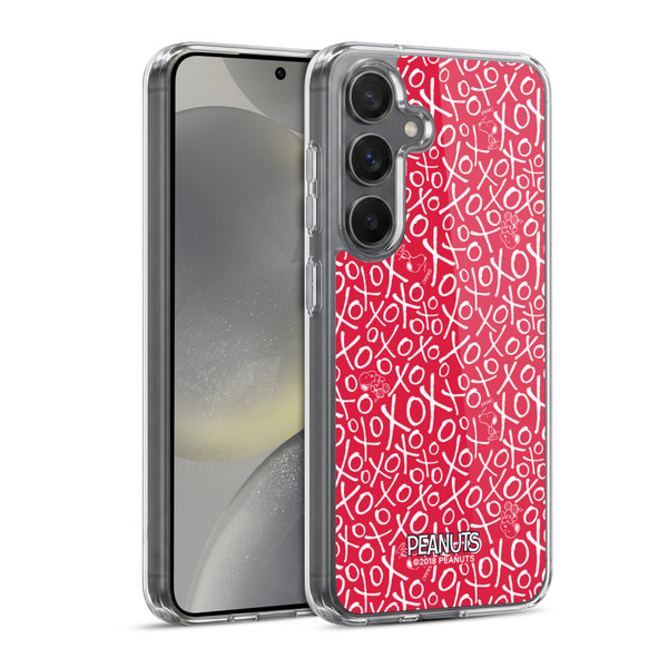 Peanuts Sealed With A Kiss Pattern Soft Gel Case for Samsung Galaxy S24 5G & MagSafe