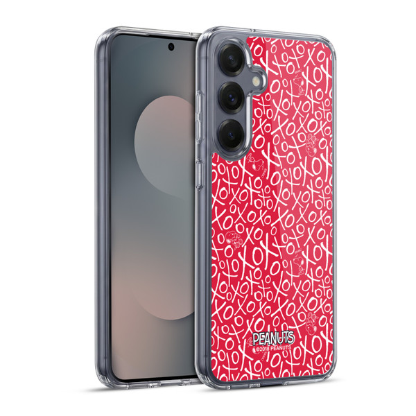 Peanuts Sealed With A Kiss Pattern Soft Gel Case for Samsung Galaxy S25+ & MagSafe