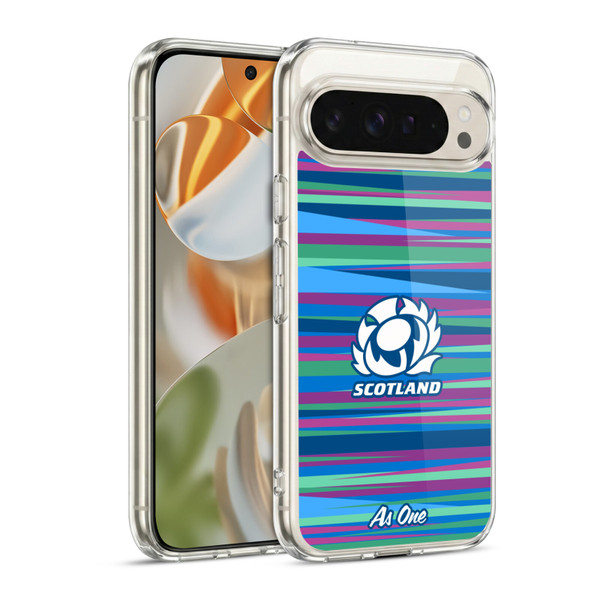 Scotland Rugby Graphics Training Pattern Soft Gel Case for Google Pixel 9 / Pixel 9 Pro
