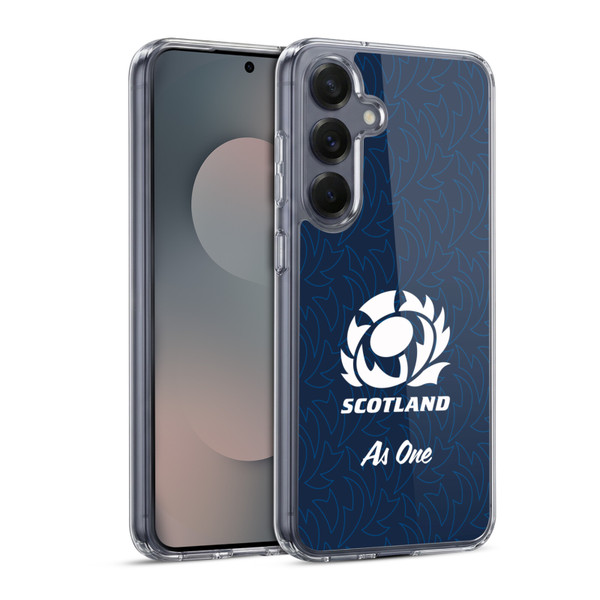 Scotland Rugby Graphics Pattern Soft Gel Case for Samsung Galaxy S25 & MagSafe