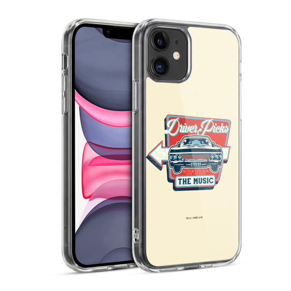 Supernatural Vectors Driver Picks Soft Gel Case for Apple iPhone 11