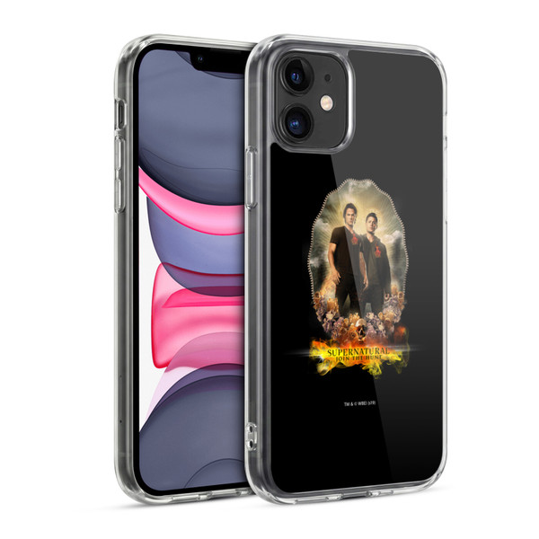 Supernatural Vectors Dean & Sam Halo Soft Gel Case for Apple iPhone 11