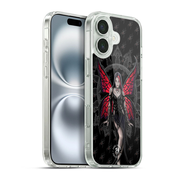 Anne Stokes Gothic Aracnafaria Soft Gel Case for Apple iPhone 16 Plus & MagSafe