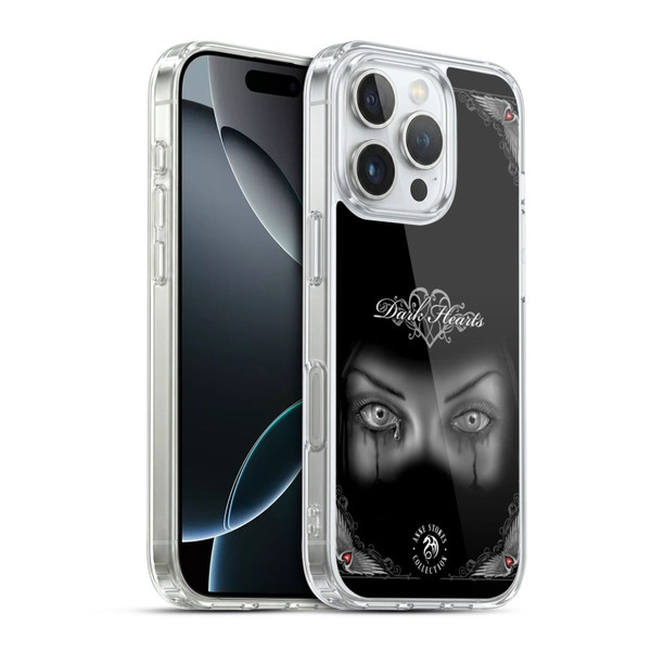 Anne Stokes Gothic Sad Eyes Soft Gel Case for Apple iPhone 16 Pro & MagSafe