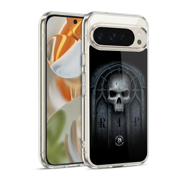 Anne Stokes Gothic Await The Night Skull Soft Gel Case for Google Pixel 9 / Pixel 9 Pro
