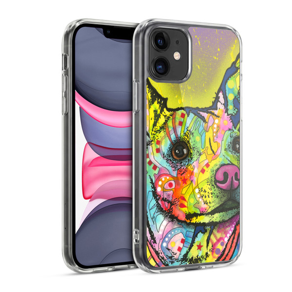 Dean Russo Dogs 3 Listening Soft Gel Case for Apple iPhone 11