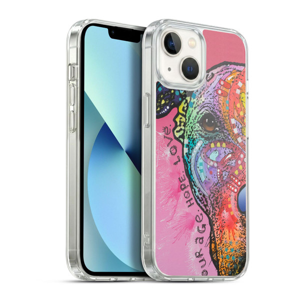 Dean Russo Dogs 3 Courage, Hope & Love Soft Gel Case for Apple iPhone 13