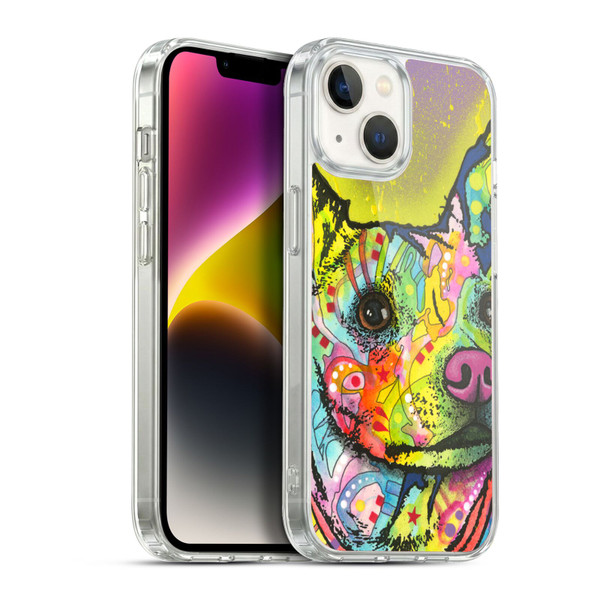 Dean Russo Dogs 3 Listening Soft Gel Case for Apple iPhone 14