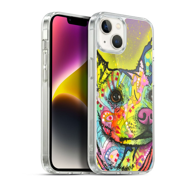 Dean Russo Dogs 3 Listening Soft Gel Case for Apple iPhone 14 Plus & MagSafe