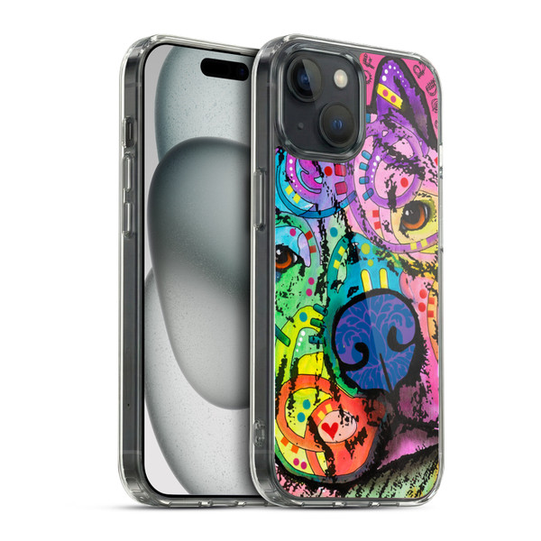 Dean Russo Dogs 3 Intentions Soft Gel Case for Apple iPhone 15 & MagSafe