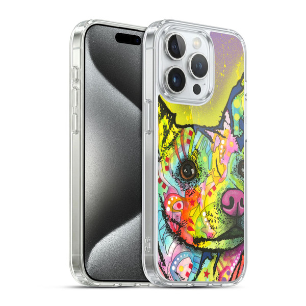 Dean Russo Dogs 3 Listening Soft Gel Case for Apple iPhone 15 Pro & MagSafe