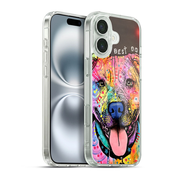 Dean Russo Dogs 3 Best Dog Soft Gel Case for Apple iPhone 16 Plus & MagSafe