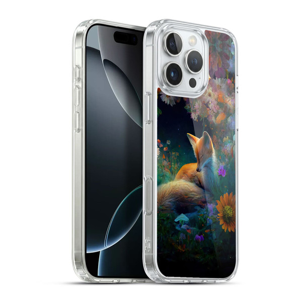 JK Stewart Art Fox Soft Gel Case for Apple iPhone 16 Pro Max & MagSafe