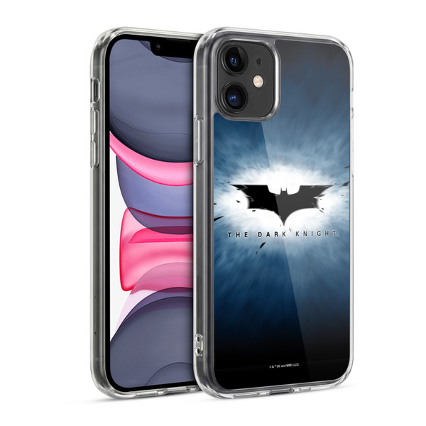 The Dark Knight Graphics Logo Soft Gel Case for Apple iPhone 11