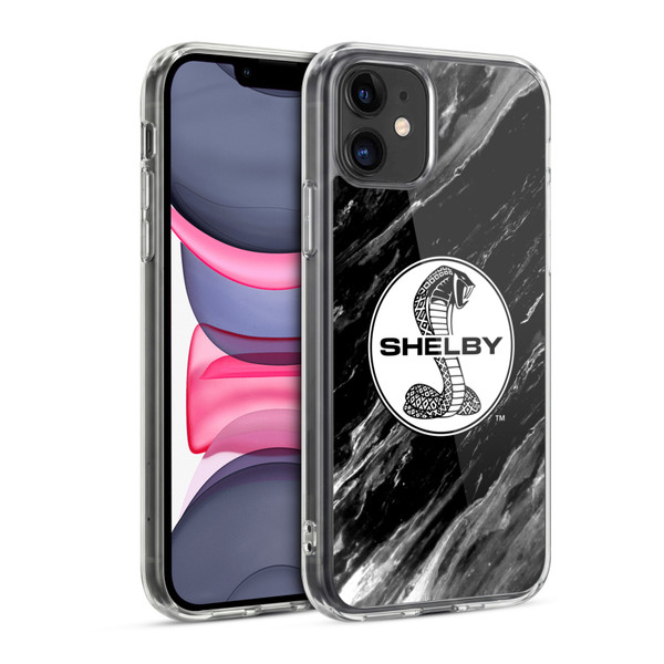 Shelby Logos Marble Soft Gel Case for Apple iPhone 11