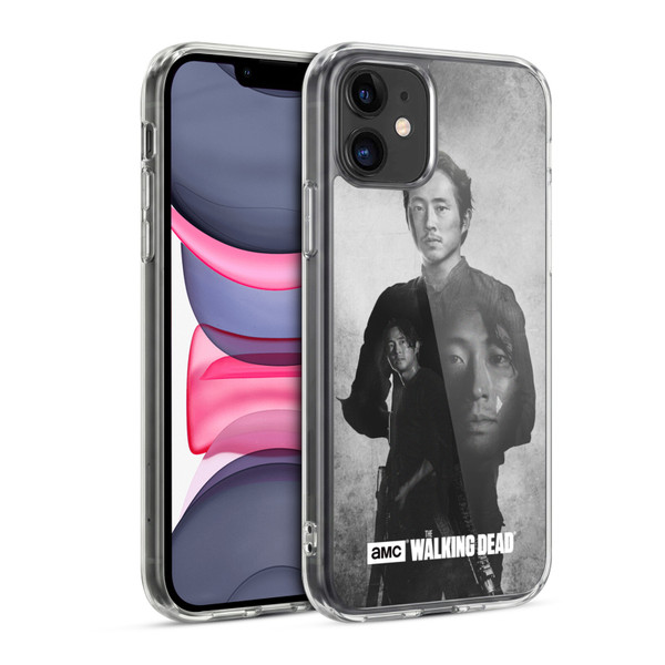 AMC The Walking Dead Double Exposure Glenn Soft Gel Case for Apple iPhone 11