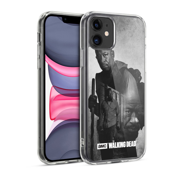 AMC The Walking Dead Double Exposure Morgan Soft Gel Case for Apple iPhone 11