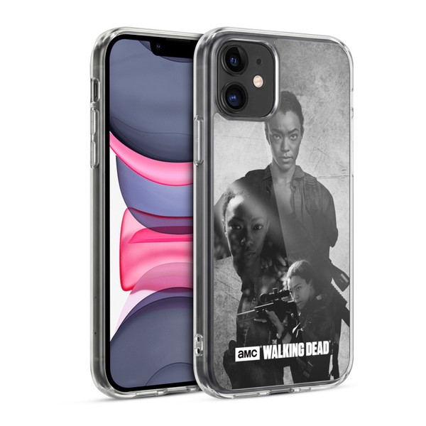 AMC The Walking Dead Double Exposure Sasha Soft Gel Case for Apple iPhone 11