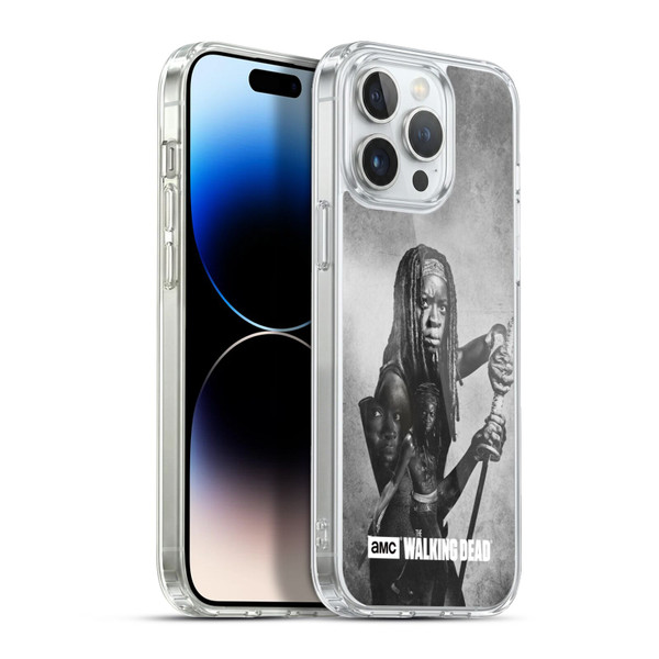 AMC The Walking Dead Double Exposure Michonne Soft Gel Case for Apple iPhone 13 Pro Max & MagSafe
