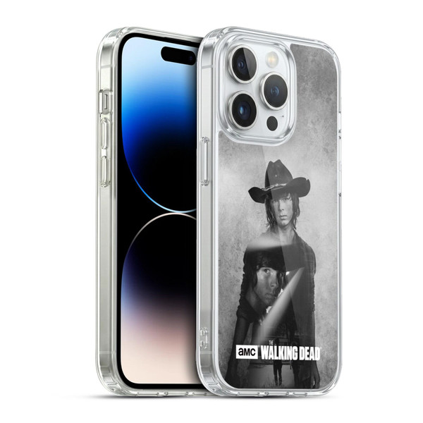 AMC The Walking Dead Double Exposure Carl Soft Gel Case for Apple iPhone 13 Pro & MagSafe