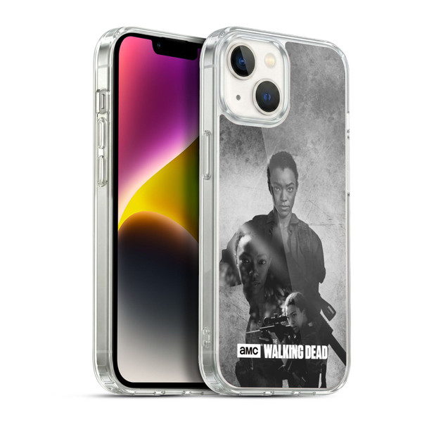 AMC The Walking Dead Double Exposure Sasha Soft Gel Case for Apple iPhone 14