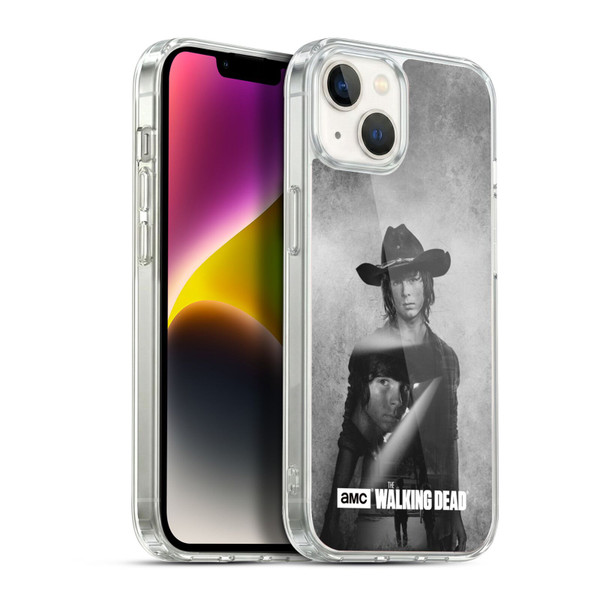 AMC The Walking Dead Double Exposure Carl Soft Gel Case for Apple iPhone 14 Plus & MagSafe