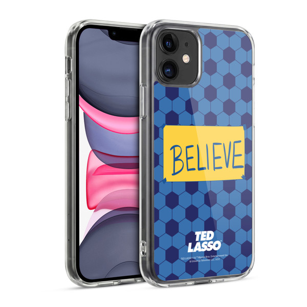 Ted Lasso Season 1 Graphics Believe Soft Gel Case for Apple iPhone 11
