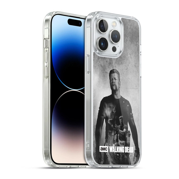AMC The Walking Dead Double Exposure Abraham Soft Gel Case for Apple iPhone 14 Pro Max & MagSafe