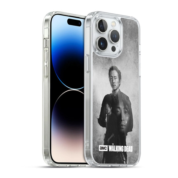 AMC The Walking Dead Double Exposure Glenn Soft Gel Case for Apple iPhone 14 Pro Max & MagSafe