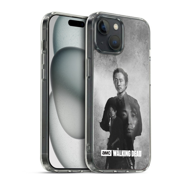 AMC The Walking Dead Double Exposure Glenn Soft Gel Case for Apple iPhone 15 & MagSafe