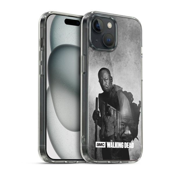 AMC The Walking Dead Double Exposure Morgan Soft Gel Case for Apple iPhone 15 & MagSafe