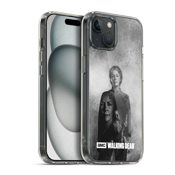 AMC The Walking Dead Double Exposure Carol Soft Gel Case for Apple iPhone 15 Plus & MagSafe
