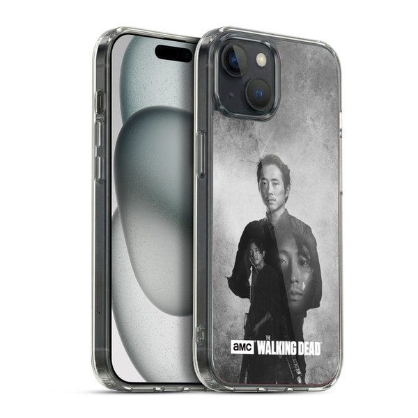 AMC The Walking Dead Double Exposure Glenn Soft Gel Case for Apple iPhone 15 Plus & MagSafe