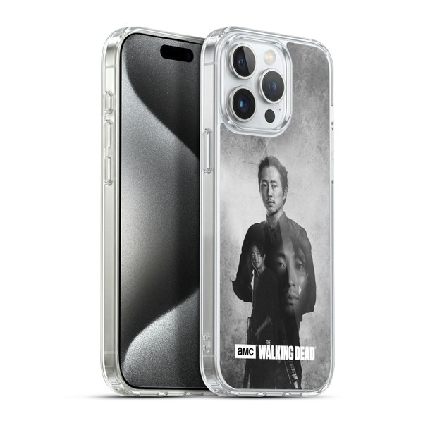 AMC The Walking Dead Double Exposure Glenn Soft Gel Case for Apple iPhone 15 Pro Max & MagSafe