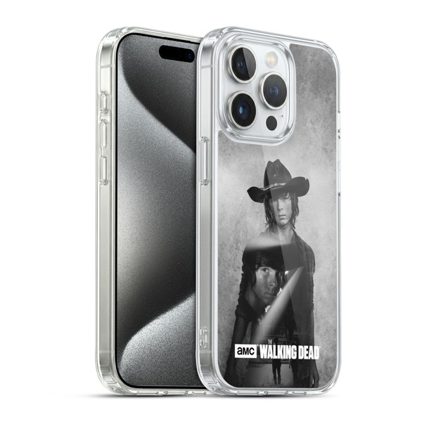 AMC The Walking Dead Double Exposure Carl Soft Gel Case for Apple iPhone 15 Pro & MagSafe